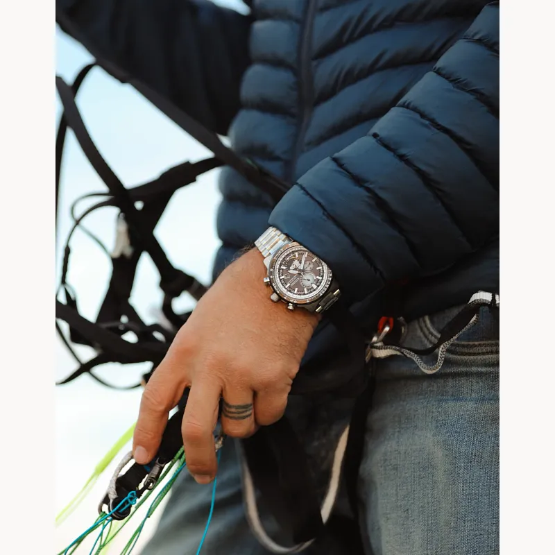 Promaster Geo Trekker Gray Dial Stainless Steel Bracelet Promaster Geo Trekker Gray Dial Stainless Steel Bracelet